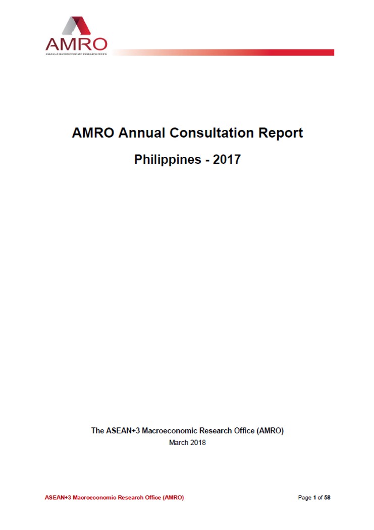 Read more about the article AMRO’s 2017 Annual Consultation Report on the Philippines