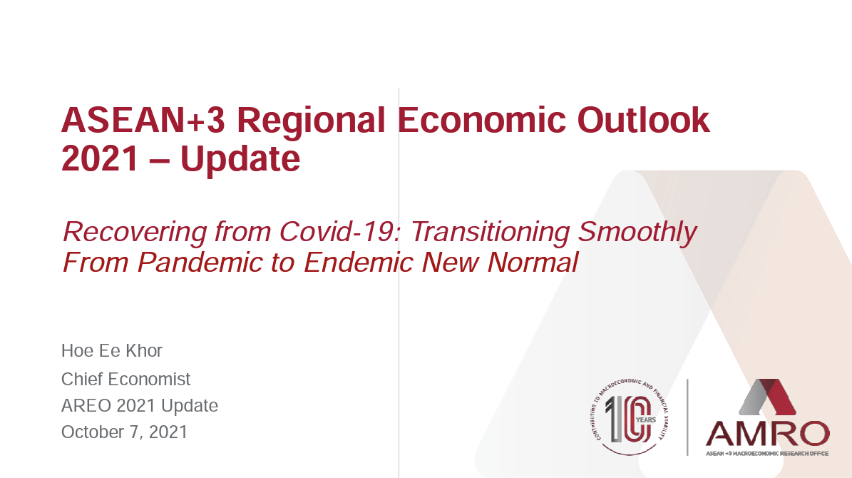 Read more about the article Presentation: ASEAN+3 Regional Economic Outlook 2021 – Update