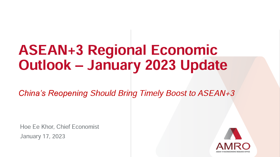 Read more about the article Presentation: ASEAN+3 Regional Economic Outlook – January 2023 Update