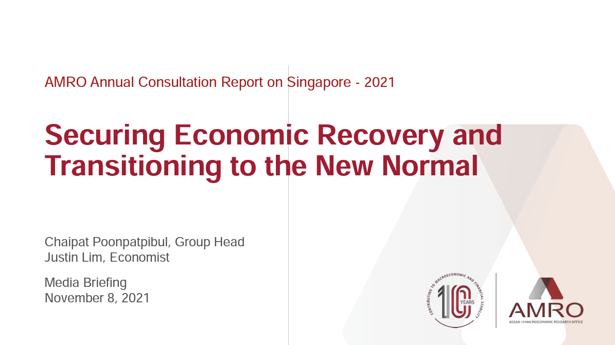 Read more about the article Presentation: Securing Economic Recovery and Transitioning to the New Normal