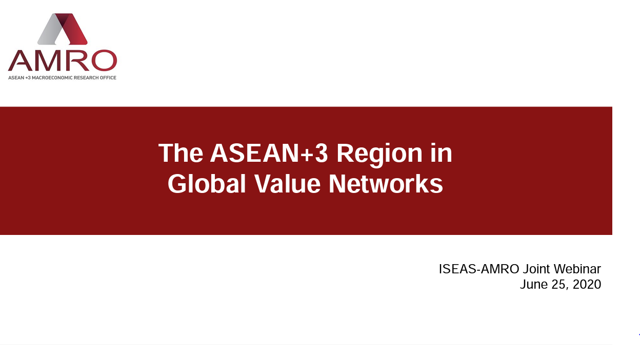 Read more about the article Presentation: The ASEAN+3 Region in Global Value Networks