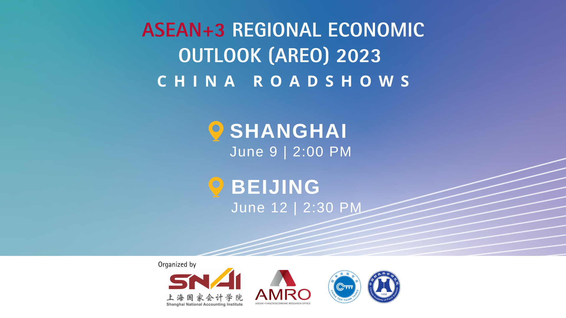 Read more about the article ASEAN+3 Regional Economic Outlook (AREO) 2023: China Roadshows