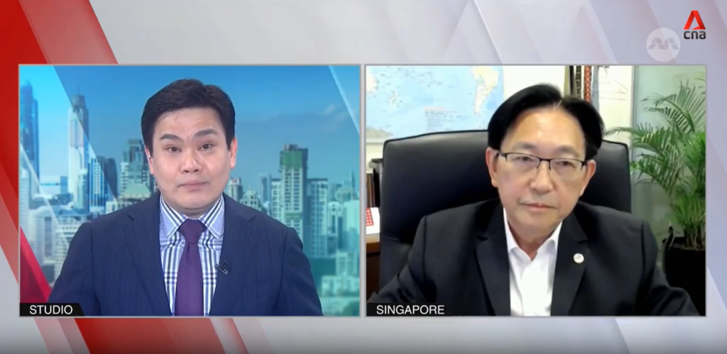 Hoe Ee Khor on Channel NewsAsia July 2023