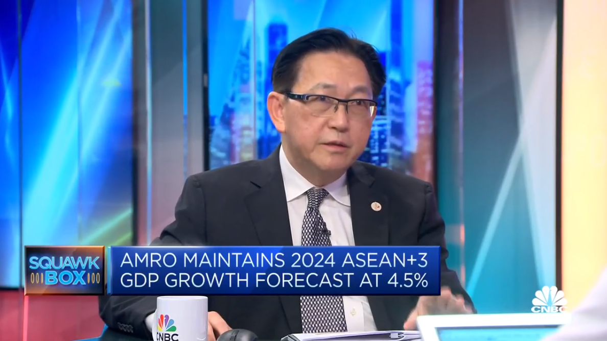 Read more about the article AMRO Chief Economist Hoe Ee Khor Speaks to CNBC’s Squawk Box Asia on ASEAN+3 Growth Outlook